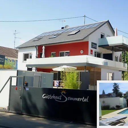 Gaestehaus Sommertal, Eigener Parkplatz, Pool, 800M Zum Bodensee Vendégház Meersburg